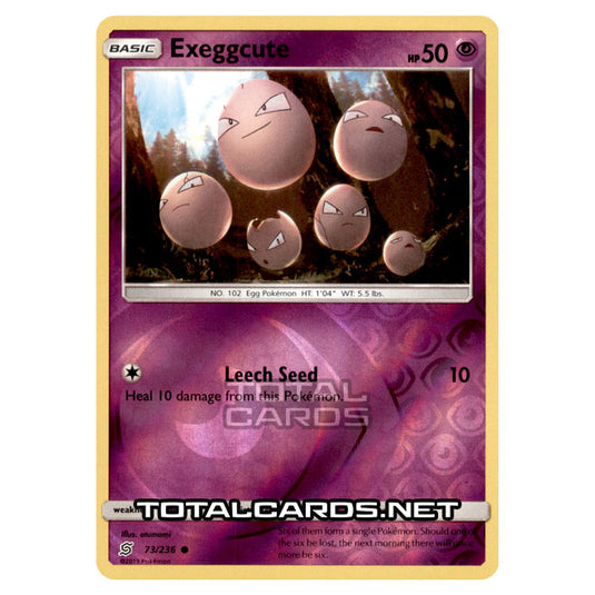 Pokemon - Sun & Moon - Unified Minds - Exeggcute - 73/236 - (Reverse Holo)