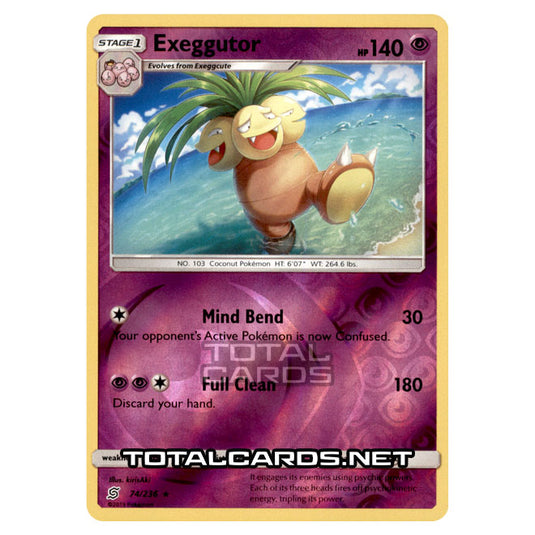 Pokemon - Sun & Moon - Unified Minds - Exeggutor - 74/236 - (Reverse Holo)