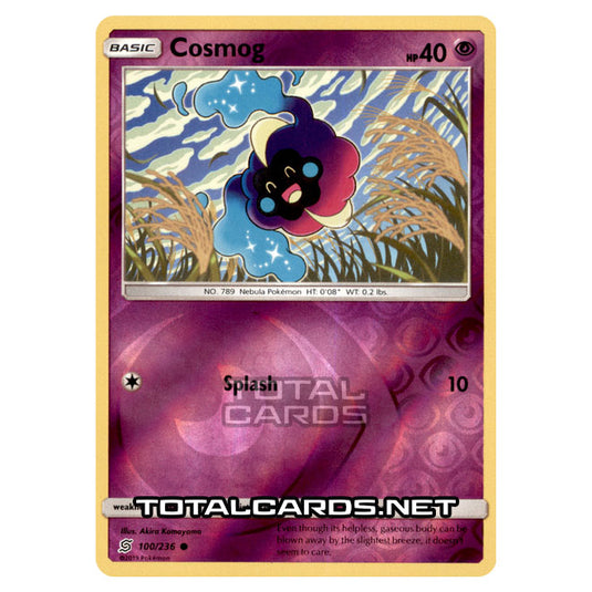 Pokemon - Sun & Moon - Unified Minds - Cosmog - 100/236 - (Reverse Holo)