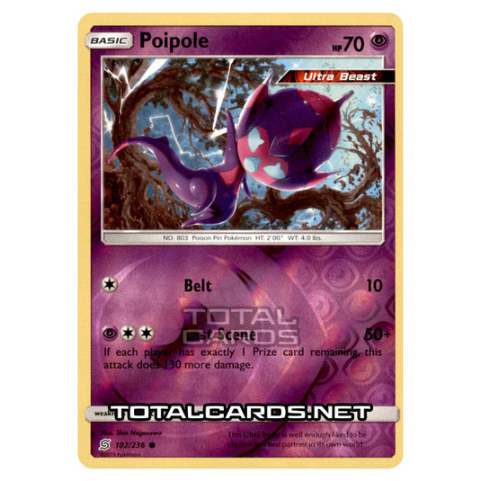 Pokemon - Sun & Moon - Unified Minds - Poipole - 102/236 - (Reverse Holo)