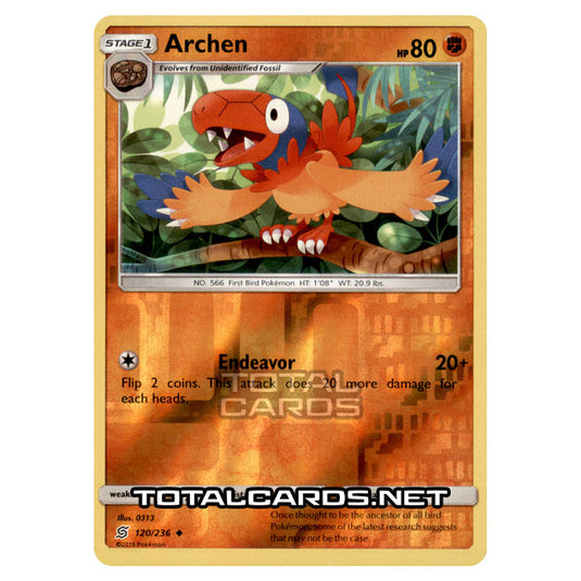 Pokemon - Sun & Moon - Unified Minds - Archen - 120/236 - (Reverse Holo)