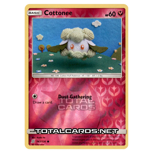 Pokemon - Sun & Moon - Unified Minds - Cottonee - 143/236 - (Reverse Holo)