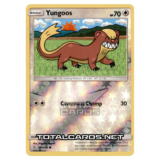 Pokemon - Sun & Moon - Unified Minds - Yungoos - 180/236 - (Reverse Holo)