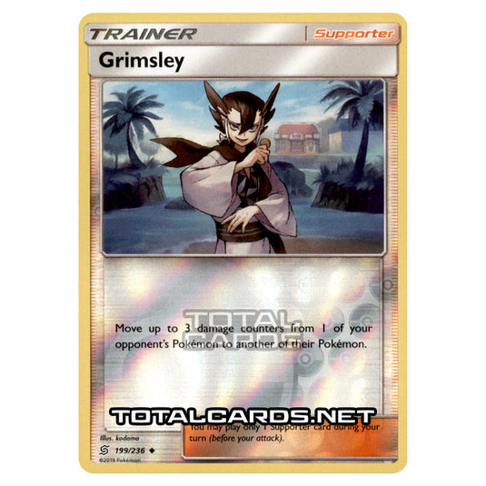 Pokemon - Sun & Moon - Unified Minds - Grimsley - 199/236 - (Reverse H Pokemon - Sun & Moon - Unified Minds - Grimsley - 199/236 - (Reverse H
