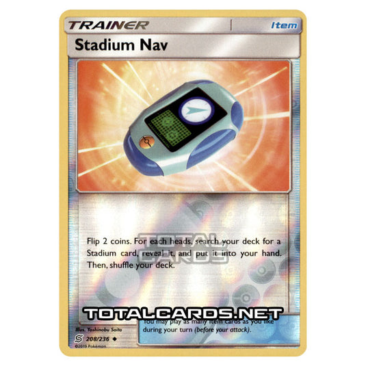 Pokemon - Sun & Moon - Unified Minds - Stadium Nav - 208/236