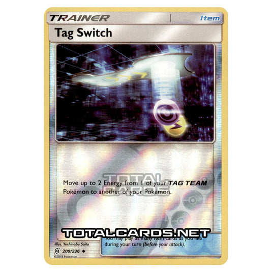 Pokemon - Sun & Moon - Unified Minds - Tag Switch - 209/236 - (Reverse Holo)