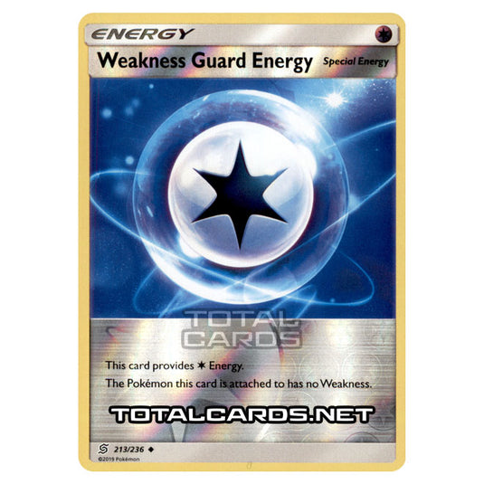 Pokemon - Sun & Moon - Unified Minds - Weakness Guard Energy - 213/236 - (Reverse Holo)