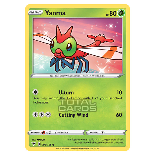 Pokemon - Sword & Shield - Vivid Voltage - Yanma - 006/185