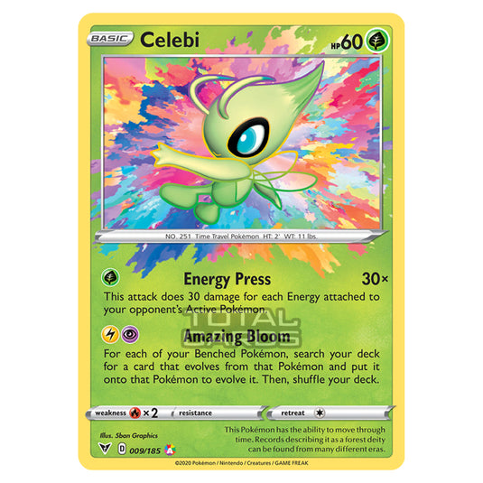 Pokemon - Sword & Shield - Vivid Voltage - Celebi - 009/185