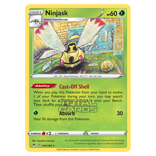 Pokemon - Sword & Shield - Vivid Voltage - Ninjask - 014/185