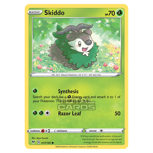 Pokemon - Sword & Shield - Vivid Voltage - Skiddo - 017/185