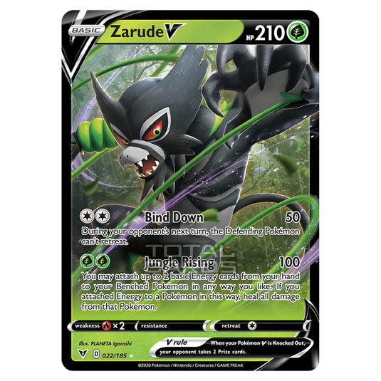 Pokemon - Sword & Shield - Vivid Voltage - Zarude V - 022/185