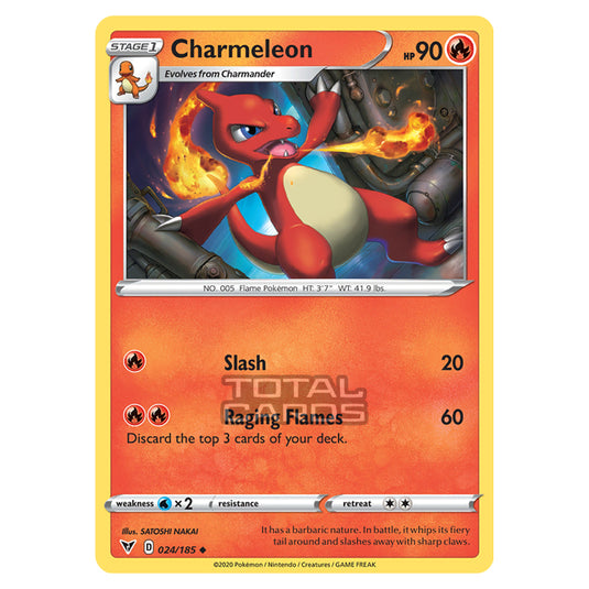 Pokemon - Sword & Shield - Vivid Voltage - Charmeleon - 024/185