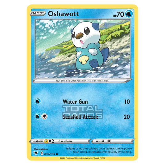 Pokemon - Sword & Shield - Vivid Voltage - Oshawott - 033/185