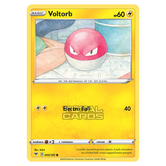 Pokemon - Sword & Shield - Vivid Voltage - Voltorb - 045/185