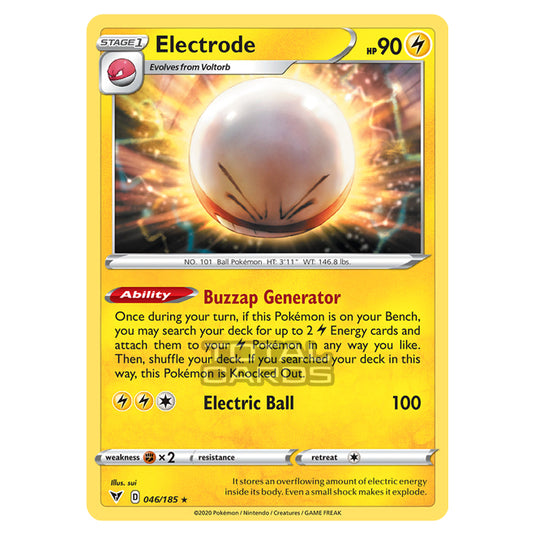 Pokemon - Sword & Shield - Vivid Voltage - Electrode - 046/185