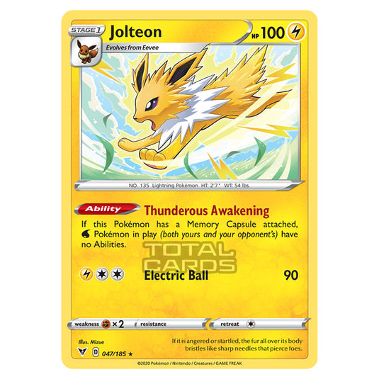 Pokemon - Sword & Shield - Vivid Voltage - Jolteon - 047/185