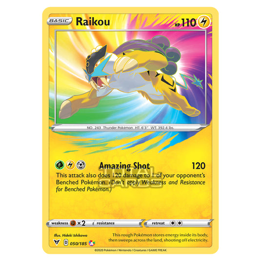 Pokemon - Sword & Shield - Vivid Voltage - Raikou - 050/185