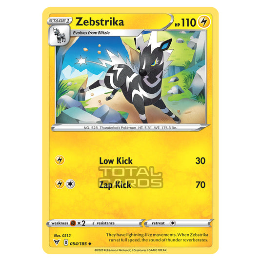 Pokemon - Sword & Shield - Vivid Voltage - Zebstrika - 054/185