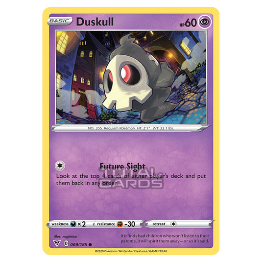 duskull pokemon card value Pokemon - Sword & Shield - Vivid Voltage - Duskull