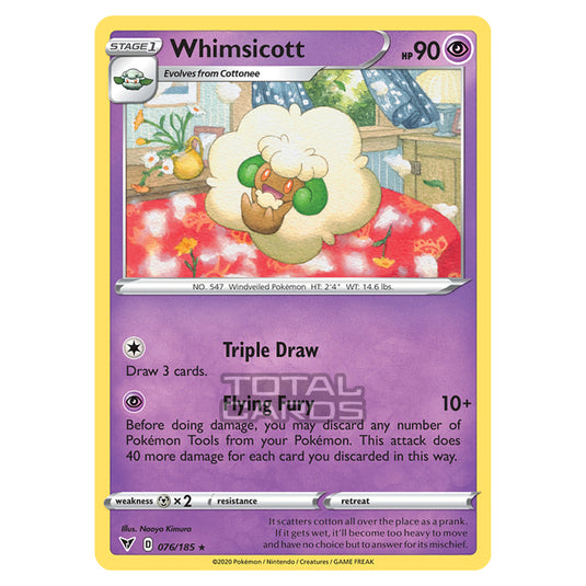 Pokemon - Sword & Shield - Vivid Voltage - Whimsicott - 076/185