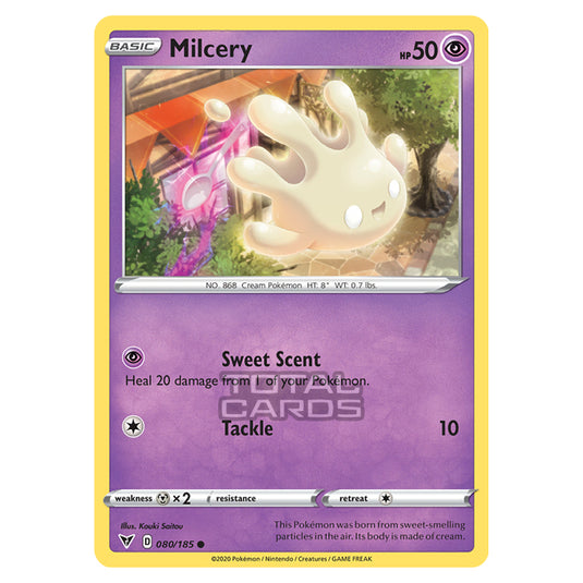 Pokemon - Sword & Shield - Vivid Voltage - Milcery - 080/185