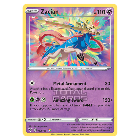 Pokemon - Sword & Shield - Vivid Voltage - Zacian - 082/185