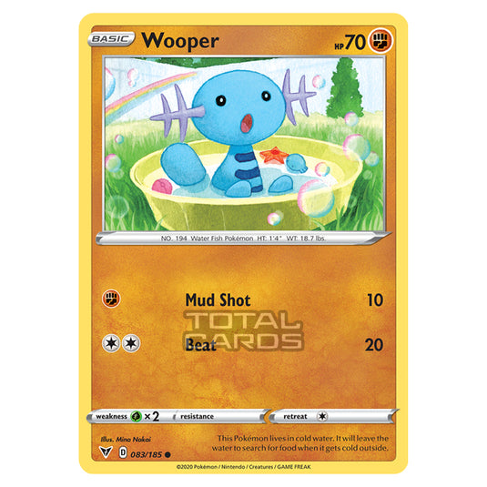 Pokemon - Sword & Shield - Vivid Voltage - Wooper - 083/185