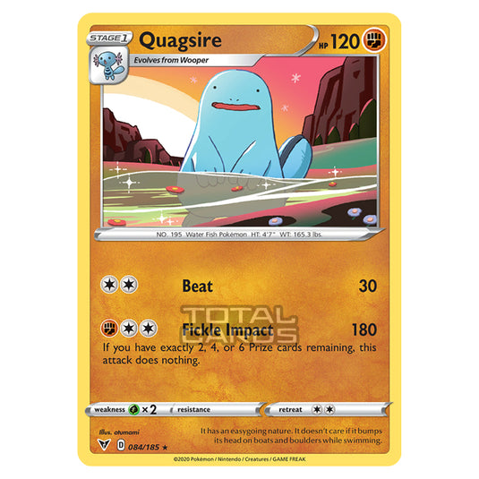 Pokemon - Sword & Shield - Vivid Voltage - Quagsire - 084/185