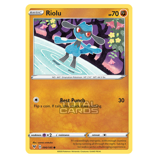 Pokemon - Sword & Shield - Vivid Voltage - Riolu - 090/185