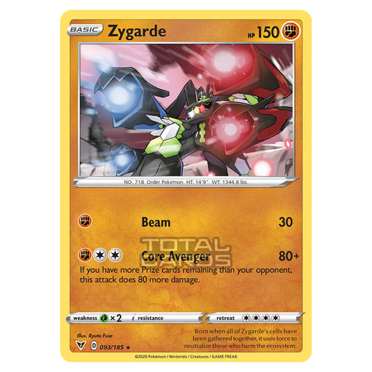 Pokemon - Sword & Shield - Vivid Voltage - Zygarde - 093/185