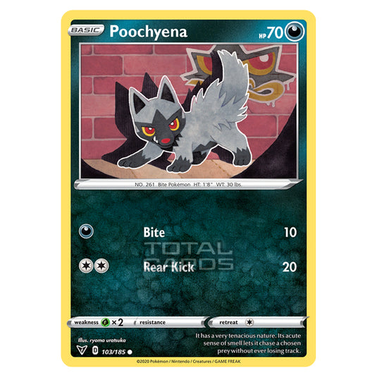 Pokemon - Sword & Shield - Vivid Voltage - Poochyena - 103/185