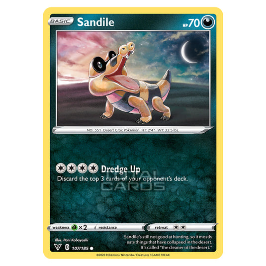Pokemon - Sword & Shield - Vivid Voltage - Sandile