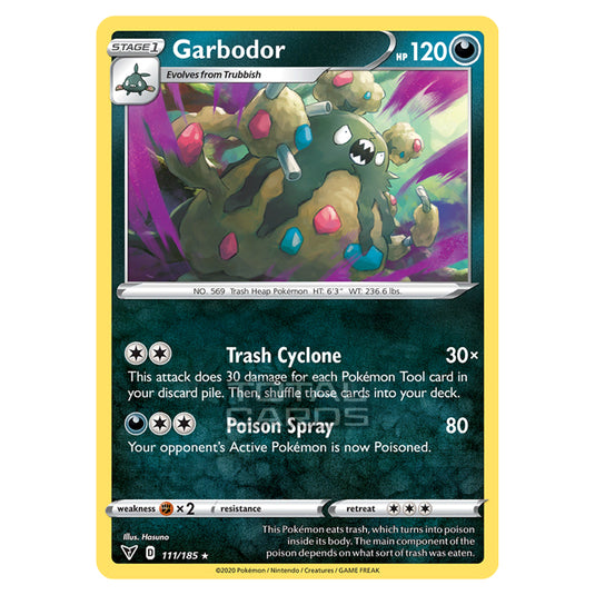 Pokemon - Sword & Shield - Vivid Voltage - Garbodor - 111/185