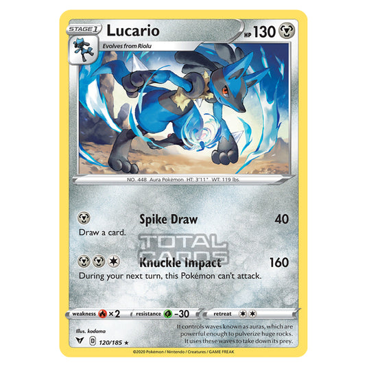 Pokemon - Sword & Shield - Vivid Voltage - Lucario - 120/185