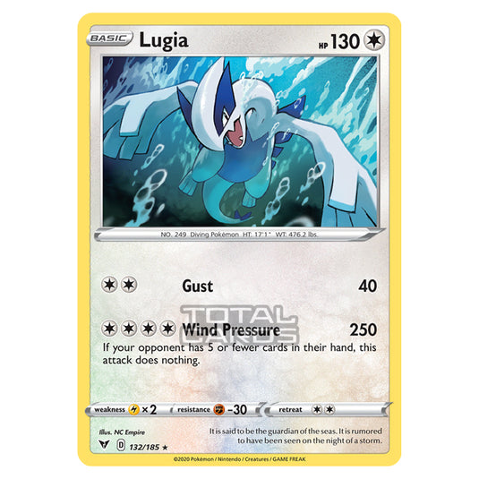 Pokemon - Sword & Shield - Vivid Voltage - Lugia - 132/185