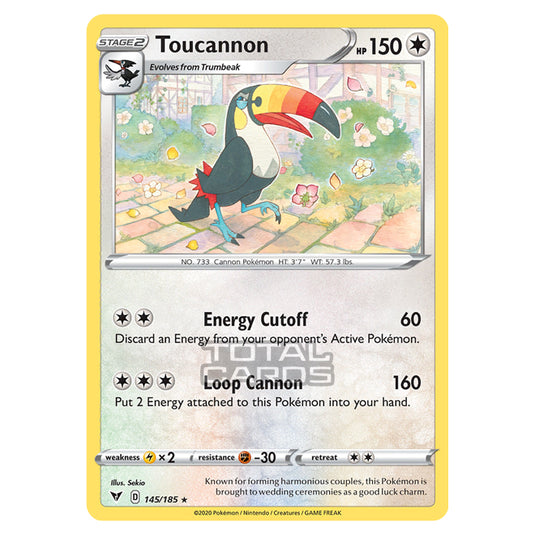 Pokemon - Sword & Shield - Vivid Voltage - Toucannon - 145/185