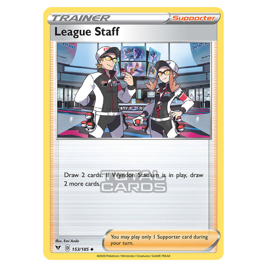 Pokemon - Sword & Shield - Vivid Voltage - League Staff - 153/185