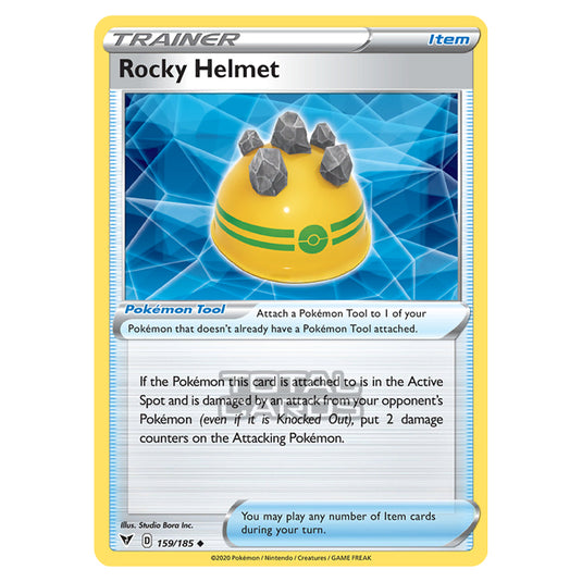 Pokemon - Sword & Shield - Vivid Voltage - Rocky Helmet - 159/185