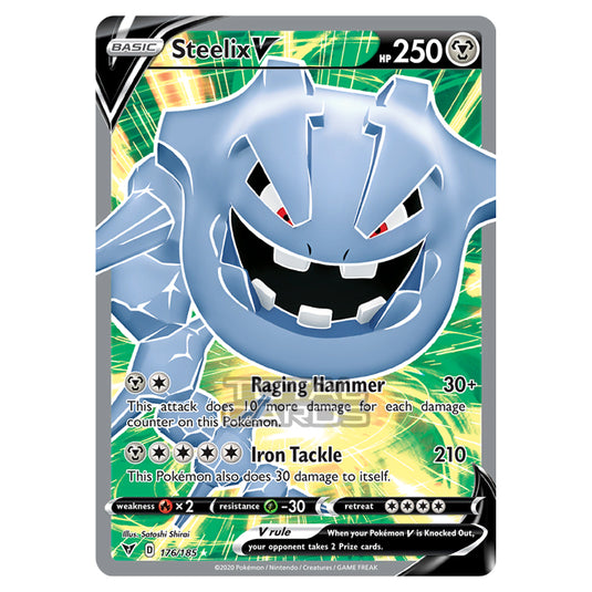 Pokemon - Sword & Shield - Vivid Voltage - Steelix V - 176/185