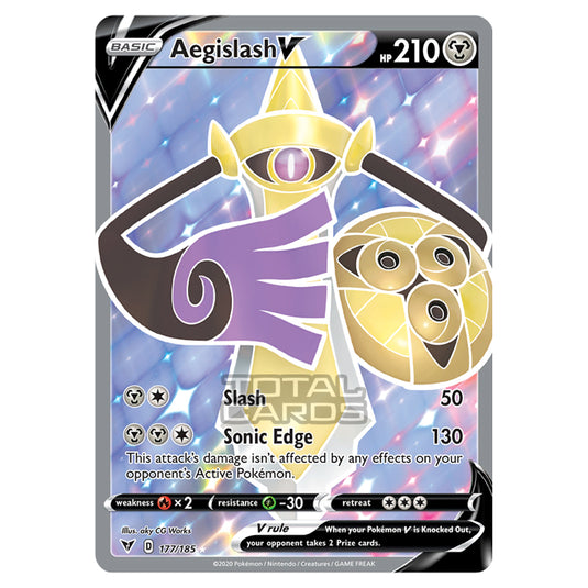 Pokemon - Sword & Shield - Vivid Voltage - Aegislash V - 177/185