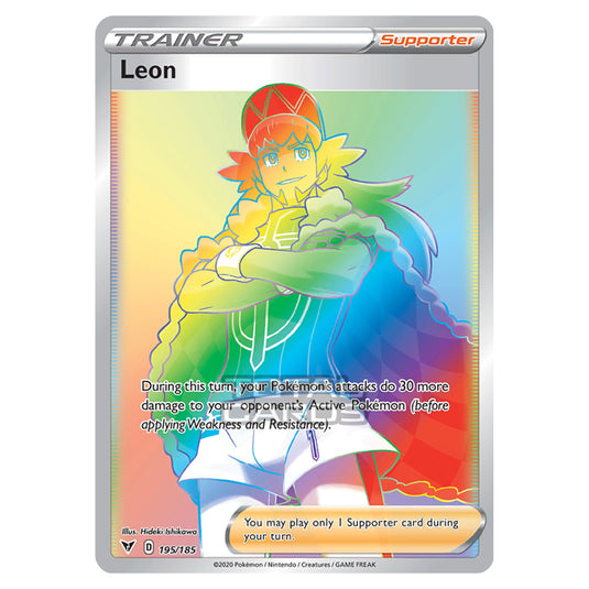 Pokemon - Sword & Shield - Vivid Voltage - Leon - 195/185