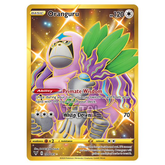 Pokemon - Sword & Shield - Vivid Voltage - Oranguru - 199/185