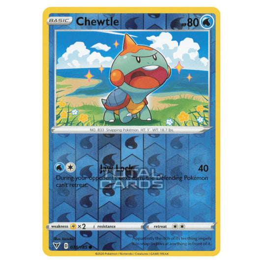 Pokemon - Sword & Shield - Vivid Voltage - Chewtle - 038/185 - (Reverse Holo)