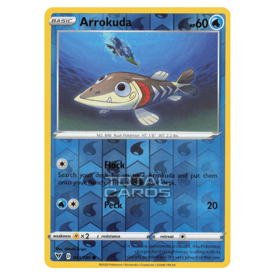 Pokemon - Sword & Shield - Vivid Voltage - Arrokuda - 041/185 - (Reverse Holo)