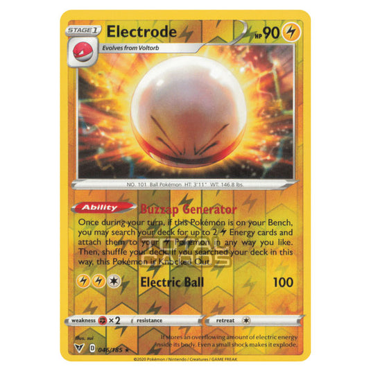 Pokemon - Sword & Shield - Vivid Voltage - Electrode - 046/185 - (Reverse Holo)