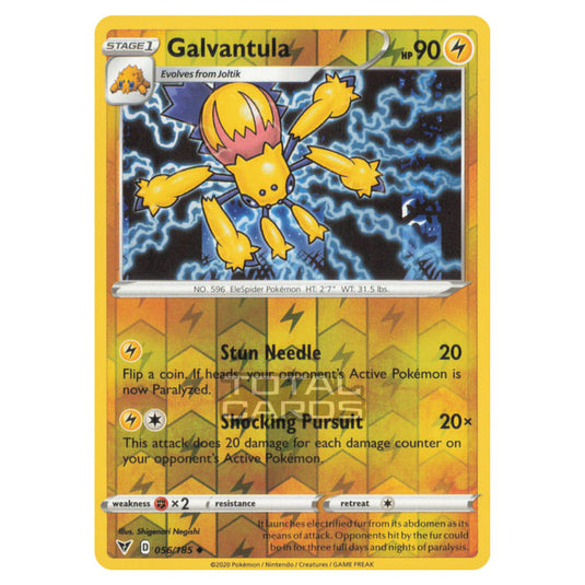 Pokemon - Sword & Shield - Vivid Voltage - Galvantula - 056/185 - (Reverse Holo)