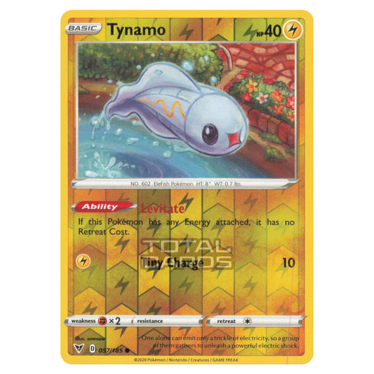 Pokemon - Sword & Shield - Vivid Voltage - Tynamo - 057/185 - (Reverse Holo)