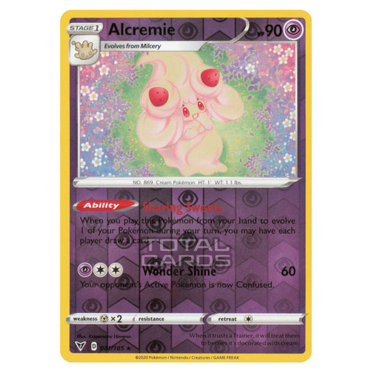 Pokemon - Sword & Shield - Vivid Voltage - Alcremie - 081/185 - (Reverse Holo)