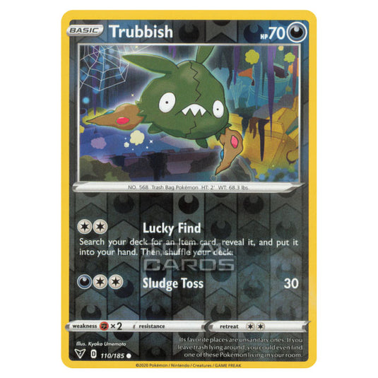 Pokemon - Sword & Shield - Vivid Voltage - Trubbish - 110/185 - (Reverse Holo)